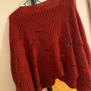 Scallop-Edged Sweater